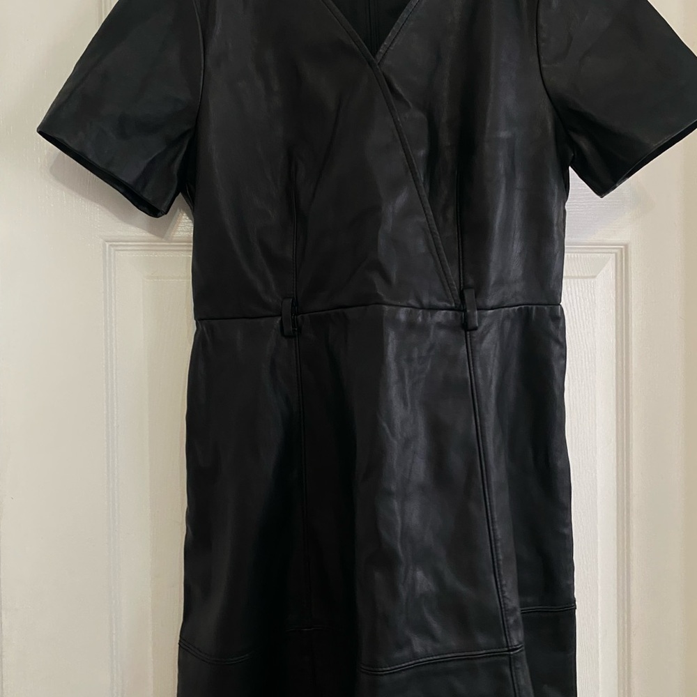 Black Leather Dress